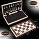 thumbnail image 2 of 15 Inches Magnetic Wooden Chess Set - 2 Extra Queens - Folding Board - Pieces Storage Slots, Handmade Portable Travel Chess Game - Beginner Chess Set for Kids, 6 up Age, 2 of 7