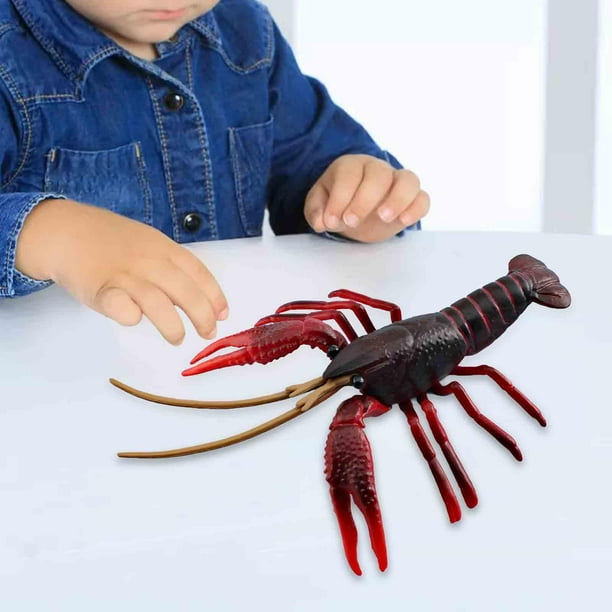 Vibrante decoración de simulación de langosta para el hogar y el restaurante Diseño plástico realista para temas de mariscos Vibrante decoración de simulación de langosta para el hogar y el restaurante Diseño plástico realista para temas de mariscos