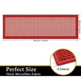 thumbnail image 3 of Findosom 20"x59" Hallway Runner Rug Non Slip Entryway Mat with Rubber Backing Machine Washable Laundry Runner Rug Long Indoor Doormat Entrance Floor Mat Runner for Garage Kitchen Laundry Red, 3 of 9