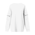 thumbnail image 4 of Ropa Sentuca para mujer: sudaderas de mujer, sudaderas holgadas de cuello redondo, sudaderas casuales lisas de manga larga., 4 of 6