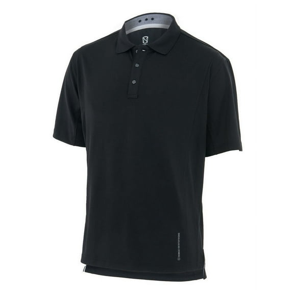 Noble Outfitters 12500-019 Mens Coolflo Performance Black Polo Shirt