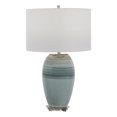 thumbnail image 1 of Uttermost Caicos Lampe de Table en Céramique et Fer Bleu Sarcelle, 1 of 7