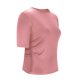 thumbnail image 5 of Sudaderas con capucha para mujer,Camisa de lino con cuello en V para mujer, manga corta, corte holgado, color liso, para uso diario y en casa, sopatenor, 5 of 9