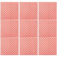 thumbnail image 1 of 100 hojas de papel para envolver alimentos a cuadros, resistente a la grasa y que previene manchas de comida., 1 of 6