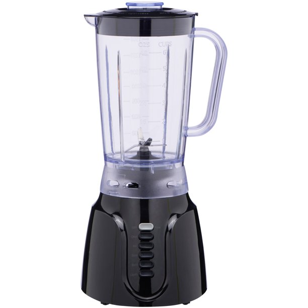 Mainstays 6Speed Black Blender with Pulse Function & Cord Storage