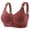 PX102_Brown, variant on Lumtrix Front Closure Bras for Older Women Full Coverage Comfortable Lace Bras No Underwire Plus Size Bralettes Complexion 42