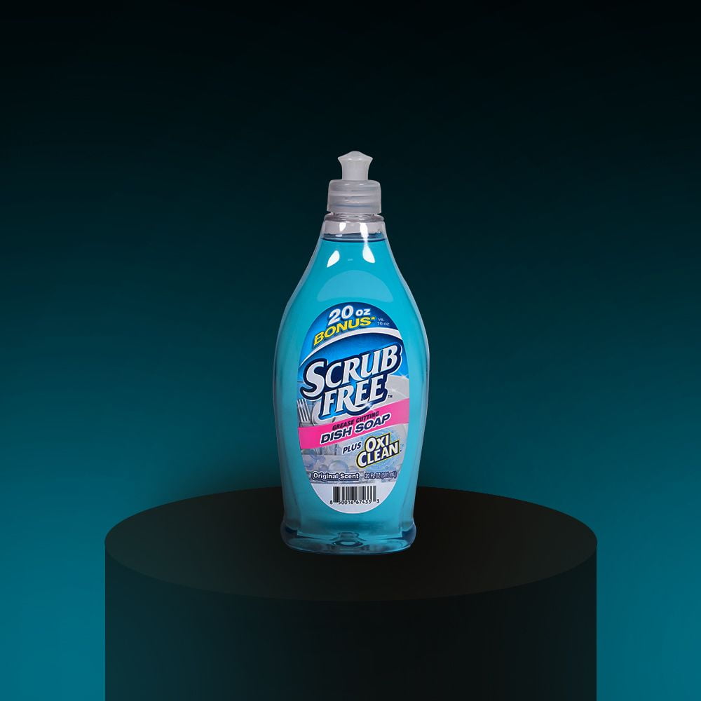 Scrub Free Oxi Clean Dish Soap Grease Cutting Original Scent 2