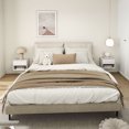 thumbnail image 2 of HOMCOM Floating Nightstand Set of 2 with Drawer and Shelf, White, 2 of 10