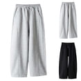 thumbnail image 4 of CHENge Girls Baggy Barrel Pants - Extra Loose Long Wide Leg Pants Lounge Athletic Barrel Joggers for Girl, 4 of 8