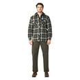 thumbnail image 4 of Dickies Men's Water Repellent Flannel Hooded Shirt Jacket | Quilted Lined Work Jacket with Fleece Hood & Hand Warmer Pockets, 4 of 4