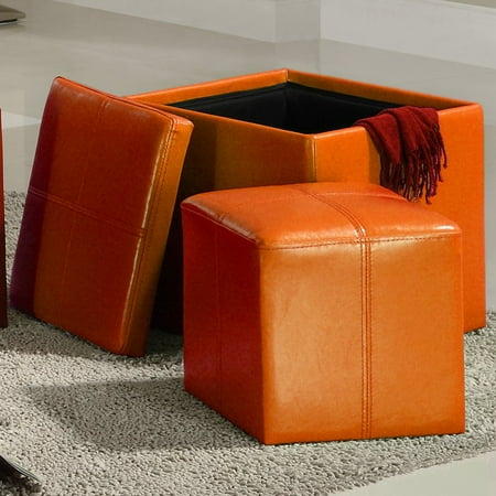 Chelsea Lane Ladd Storage Ottoman Cube - Walmart.com - Chelsea Lane Ladd Storage Ottoman Cube - Walmart.com
