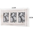 thumbnail image 2 of ABBSR 4x6in. 3-Pack Rustic White Wooden Picture Frame,Wall Decor Photo Frame as Tabletop Display or Gift, 2 of 8
