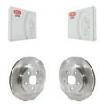 thumbnail image 1 of CMX Front Disc Brake Rotors Pair for Car Toyota Corolla Prius Prime AWD-e K8-101761, 1 of 8