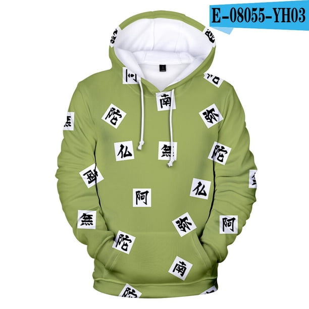 Sudaderas con capucha de Demon Slayer para Halloween, chaqueta informal para niños y adultos, tamaño Kamado Tanjirou Nezuko, jersey de Cosplay Unisex03METRO Deng Xun unisex