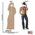 thumbnail image 5 of Advanced Graphics Shirtless Cowboy Standin - 72" x 25" Cardboard Standup, 5 of 5
