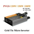 thumbnail image 3 of MPPT Solar Grid Tie Micro Inverter PVGS 120W 150W 180W DC10.8-30V To AC110V-230V 50HZ/60HZ Solar PV Inverter Waterproof ,Safe to Use - PVGS 150W_180V-280VAC, 3 of 6