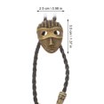 thumbnail image 4 of Shisuyan Bolo Tie PU Leather Rope Adjustable Length 1Set 1.4X1X0.4In, 4 of 8