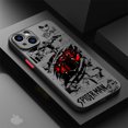 thumbnail image 3 of Phone Case for iPhone 12 Mini XS X 14 Pro Max 7 6S 8 Plus SE 15 11 Pro XR 13 B-Batman Spider S-Superman logo Soft Silicone Cover, 3 of 5