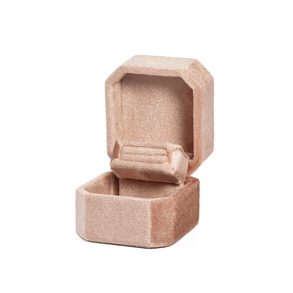 Small Velvet Single Ring Box for Engagement Proposal Wedding,Jewelry Ring Gift Box Jewelry Packaging Box