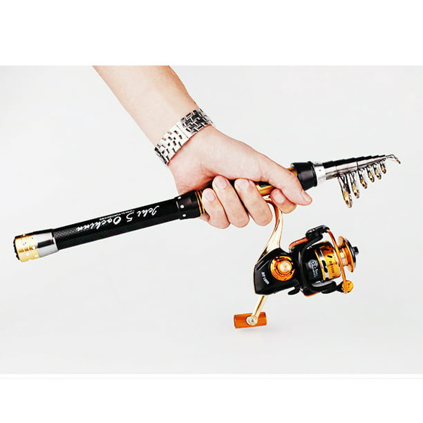 Stretchable Rod Rustless Fishing Pole for Surfing Inshore Boat 1.8m 