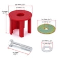thumbnail image 4 of PQY Engineering Dog Bone Engine Mount Insert Kit Fit Compatible with VW Golf GTI Rabbit MK5 2.0TSI, 4 of 4