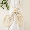 thumbnail image 3 of Curtain Tieback Double Leaf Tassels Rope Holdback for Wedding Parties Decors, 3 of 16