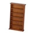thumbnail image 4 of BELOVING 1/12 Dollhouse Miniature Bookcase Birthday Gift Prop Miniature Storage Shelf Brown, 4 of 10