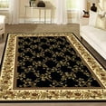 thumbnail image 2 of Radici 1427-1720-BLACK Noble Rectangular Black Transitional Italy Area Rug- 3 ft. 3 in. W x 5 ft. 4 in. H, 2 of 3