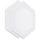 thumbnail image 1 of Uxcell Lienzos para Pintura, Paquete de 2, 8x7 Pulgadas, Marco de Madera Hexagonal, Paneles de Arte en Blanco Estirados, 1 of 5