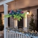thumbnail image 3 of Cesta Colgante De Navidad Artificial Con Conos De Pino, Bayas Rojas, Luces Led Blancas, Decoración Para Jardín De Césped Interior Al Aire Libre Eigraketly HA039026-00, 3 of 6