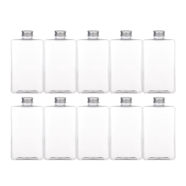 10 piezas de botellas de jugo reutilizables, botellas de agua multifuncionales, jarra para beber con 500 ml