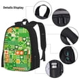 thumbnail image 5 of Naloa St Patrick's Day6 Print Large Capacity Backpack Lunch Bag Pencil Case Combination 3 Piece Set for Student, 5 of 8
