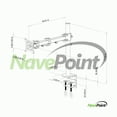 thumbnail image 2 of NavePoint Adjustable Single Arm LCD Monitor Stand Desk Mount C-Clamp For 1 Screen Up To 27-Inches, 2 of 7