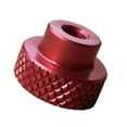 thumbnail image 4 of Écrou de Pouce Knurled Résistant à l'Usure Design à Cchanfreiner Plat M3x16Mmx6mm Écrous de Pouce, Rouge, 4 of 9