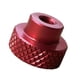 thumbnail image 4 of Tuerca moleteada, cabeza forma forma forma plana de biselado Anodizado M3x16Mx6mm Tuercas de mariposa duraderas, resistentes al Rojo DYNWAVEMX Tuerca moleteada, 4 of 8