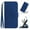 Darkblue, variant on Cowithday Flip Wallet Cover Case for T-Mobile REVVL 6 5G Phone, REVVL 6 Cases for Cell Phones, PU Leather Embossed Sunflower Shockproof Kickstand Slim Case for T-Mobile REVVL 6 5G 6.5 inch, Dark Blue
