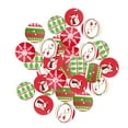 thumbnail image 4 of Juego de 100 bonitos botones de madera con motivos navideños para coser y hacer álbumes de recortes. 15mm, 4 of 9