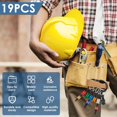 thumbnail image 2 of HUGFEGWE 12PCS Bit Holders 1/4 Socket Quick Release Bit Holder Hex Shank Screwdriver Bit Holder for Impact Driver Drill Bit Keychain Extension Bar for Tools & Home Improvement Gift (12PCS-A), 2 of 7