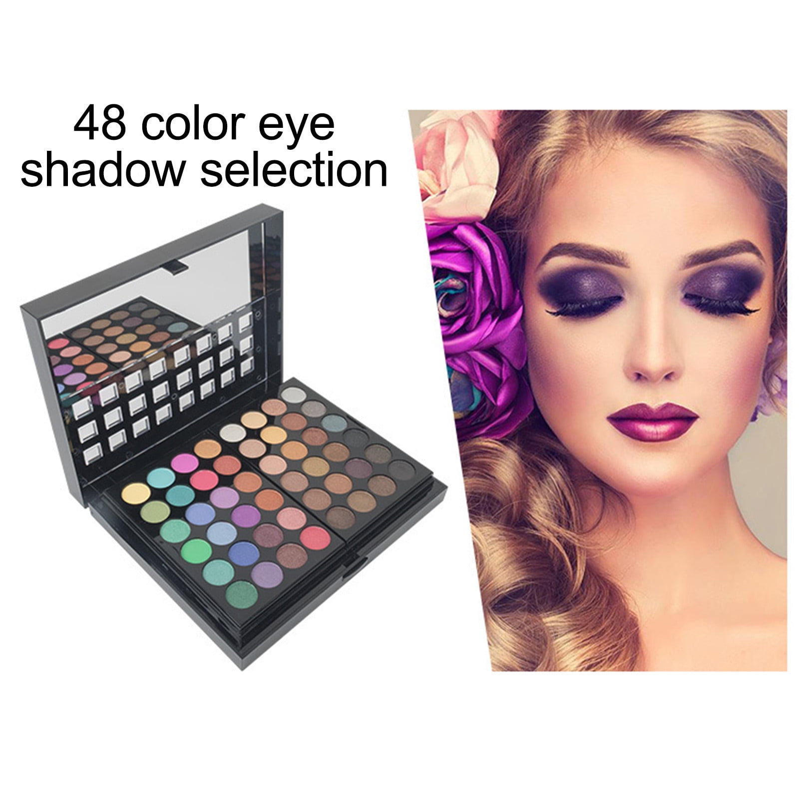 All in One Makeup Gift Kit - Ultimate Color Combination - 48 Eyeshadow, 18 Lip Gloss, 6 Concealer, 6 Contour Powder, 4 Brushes, 1 Mirror, 78 Colors Makeup Set Combination Palette for Women & Girl