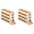 thumbnail image 1 of Dispensador para Frigorífico Soporte para Con Desplazamiento Automático Que Ahorra Espacio (Beige), 1 of 3