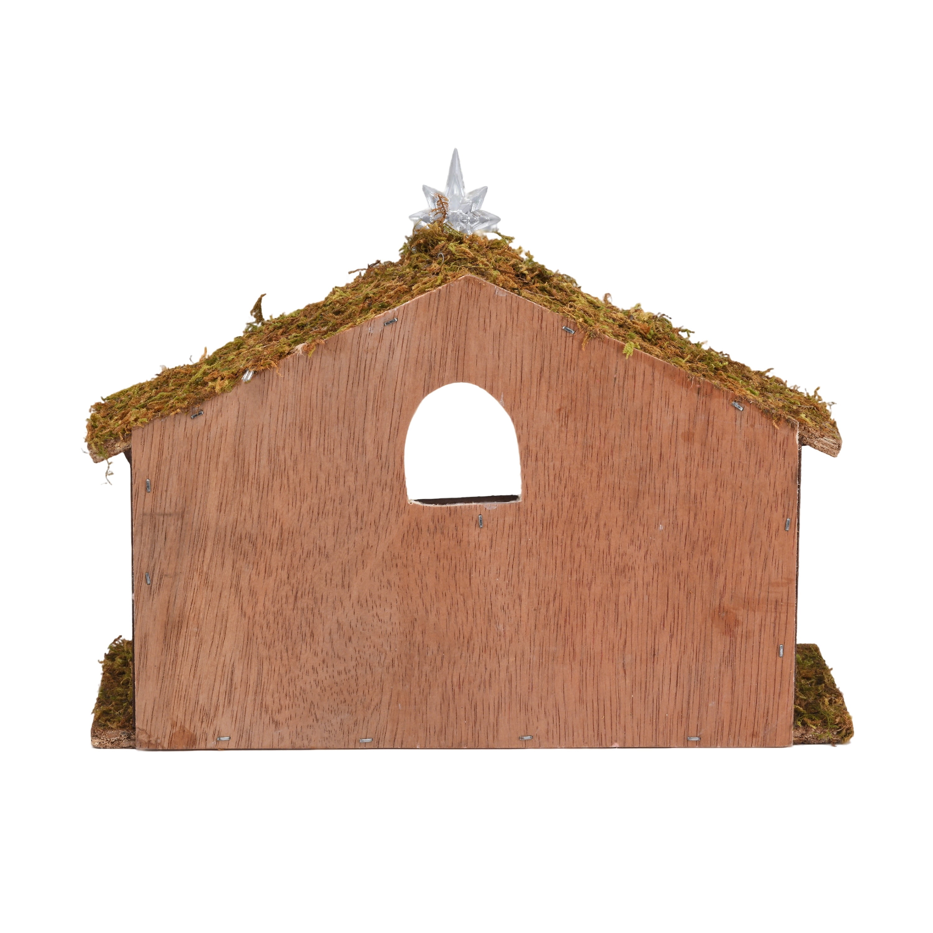 Light-Up Battery-Operated LED Porcelain Tabletop Indoor Nativity Scene Christmas Decoration, 11" x 7", 8 Pieces, by Holiday Time