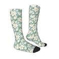 thumbnail image 4 of Lsque Lilies Flowers Printed Crew Socks Men's Women's LightWeight Thin Casual Calf Socks ,Knee High Socks,Cotton Socks, 4 of 9