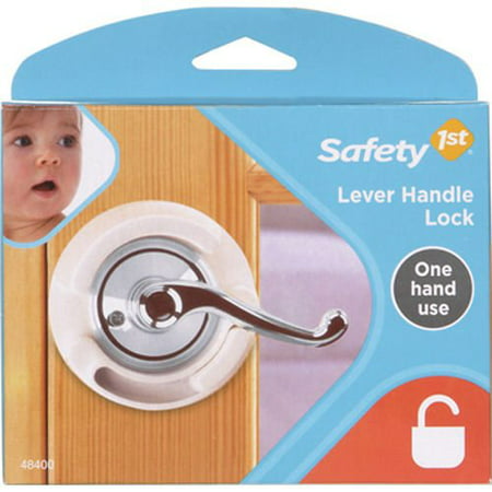 Safety 1st French Door Lever Handle Ba Proof Child Lock - One Hand Use - 72304, Fast shipping,Brand Tripp