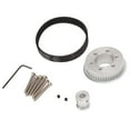 thumbnail image 4 of Kit de Rueda de Tablero de Patinaje Eléctrico, Transmisión Estable de Transmisión Oxidada de Correa de Polea Síncrona Aleació de Aluminio para Bricolaje, 4 of 7