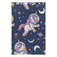 thumbnail image 4 of Unicorns Astronaut Planets Black Out Curtains 84 Inch Length for Bedroom Living Room Windows 2 Panels Set, 4 of 6