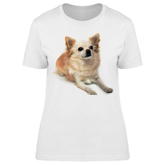Cute Chihuahua Laid Down T-Shirt Women -Image by Shutterstock, Female Small
