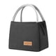 thumbnail image 1 of Bolsa térmica para lonchera, bolsa bento para comida, bolso portátil a prueba de fugas, aislante Negro, 1 of 9