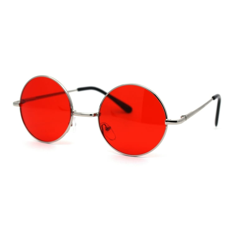 Red 2024 round glasses