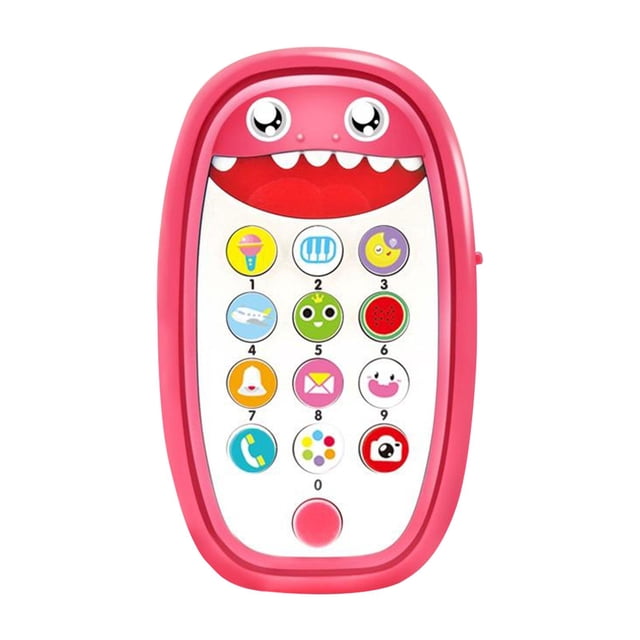 Baby Early Learning Music Teléfono móvil Juguetes para 6+ Meses rosado Zulema niños musica telefono movil