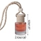 thumbnail image 3 of Ambientador colgante y difusor de aceite para automóvil, difusor de aromaterapia, mini botella de vidrio, difusor de fragancia colgante para 10 ml de fragancia, 3 of 3